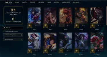 Conta Lol Lux Elementalista