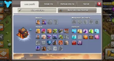 Conta Clash of Clans CV9 FULL / CV10 iniciante