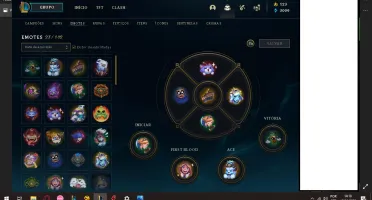 CONTA DE LOL 99 SKINS
