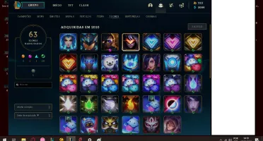 CONTA DE LOL 99 SKINS