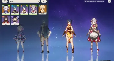 PC/Mobile - America AR7 | Qiqi, Xingqiu, Xiangling e Noelle
