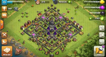 CONTA CLASH OF CLANS CV9 FULL