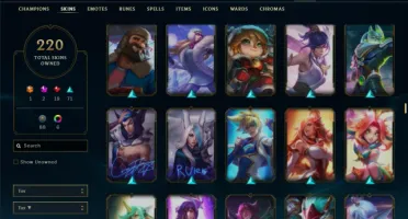 Ferro 2 com 130 Champs e 220 Skins