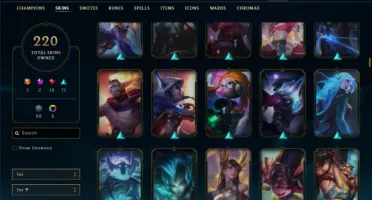 Ferro 2 com 130 Champs e 220 Skins