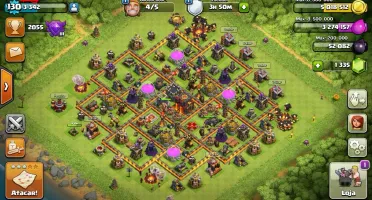 CV10 CLASH OF CLANS RAINHA E MUROS FULL