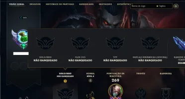 Unranked com 90 Champs e 24 Skins