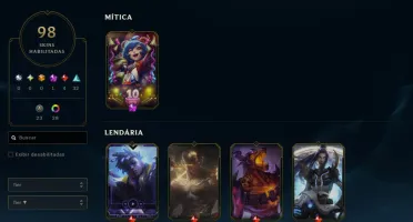 Conta League of Legends Full Acesso - 130 Champs e 98 Skins