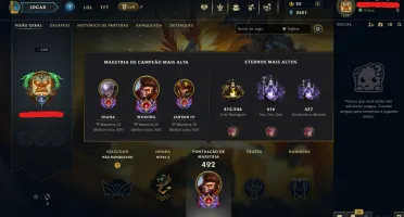Conta League of Legends Full Acesso - 130 Champs e 98 Skins