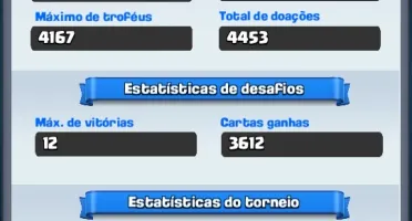 Conta Clash Royale - 4k troféus - 566 gemas - 122k De ouro