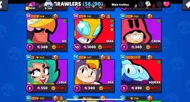 Conta Brawl Stars + Clash Royale