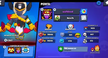 Conta Brawl Stars + Clash Royale