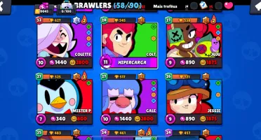 Conta Brawl Stars + Clash Royale