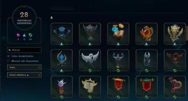 League of Legends Conta com Muito Conteudo