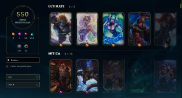 League of Legends Conta com Muito Conteudo