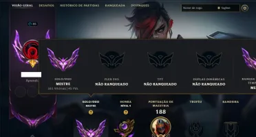 Mestre com 90 Champs e 18 Skins ( 45 PDL )