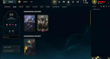 Conta Lol Plat 2