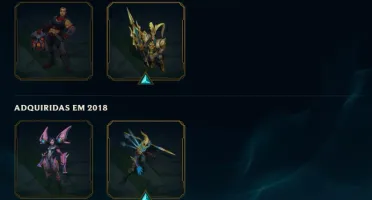 CONTA LEAGUE OF LEGENDS PLATINA 2 VARIOS CAMPEÕES E SKINS!
