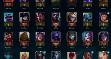 CONTA LEAGUE OF LEGENDS PLATINA 2 VARIOS CAMPEÕES E SKINS!