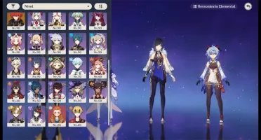 Top Conta - 25 Itens 5 estrelas = 15 personagens e 10 armas!