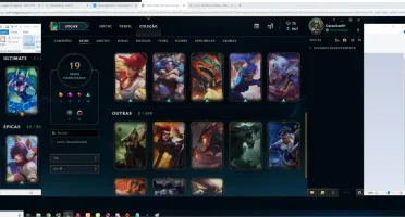 [50% OFF] CONTA LOL | BRONZE 4| (COM DJ SONA)
