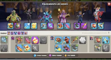 Cv17 SEMI FULL E Base Do Construtor Full - Clash of Clans
