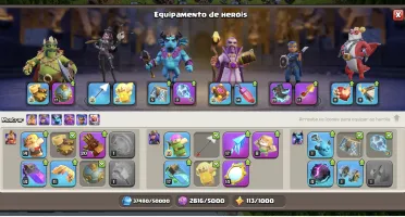 Cv17 SEMI FULL E Base Do Construtor Full - Clash of Clans