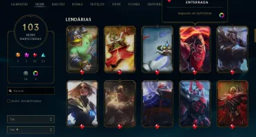CONTA VALORANT E LOL VARIAS SKINS