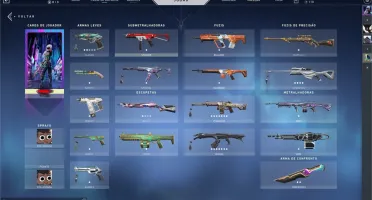 CONTA VALORANT E LOL VARIAS SKINS