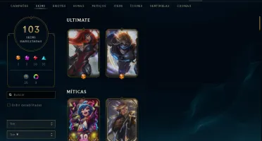 CONTA VALORANT E LOL VARIAS SKINS