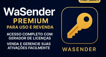 Chatbot Wasender + Gerador De Licenças - Versão 3.7 - 2026
