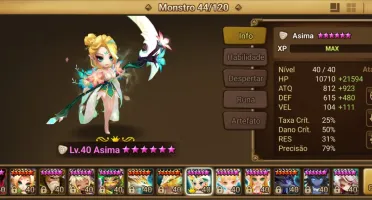 Conta SW MID Game - Nat 5* L&D - Asima + Rica