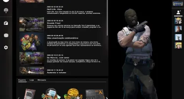 Conta csgo ouro 4, 312 hrs, steam level 20, medalha 2020