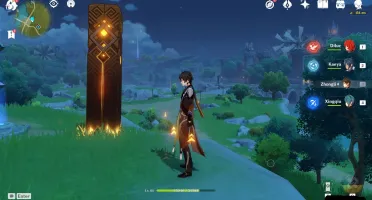 Zhongli C1, Diluc, Keqing, Qiqi, Wolf's Gravestone e +