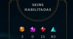 Conta Lol Platina Level 467