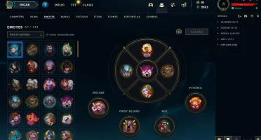 Conta diamante 2 ex grao mestre com as recompensas de GM