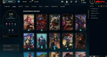 Conta diamante 2 ex grao mestre com as recompensas de GM