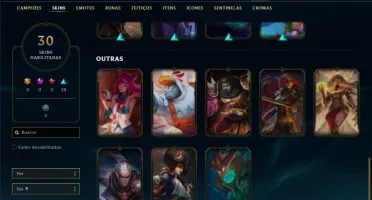 Conta Ferro 2 com 66 Champs e 30 Skins + 1300 RP