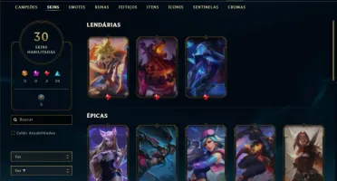 Conta Ferro 2 com 66 Champs e 30 Skins + 1300 RP