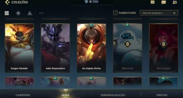 Conta Esme IV, 8 skins / LOL- Wild Rift