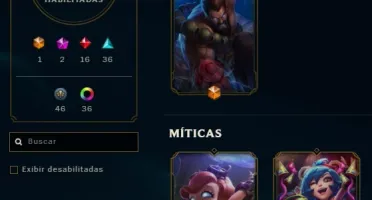 CONTA LOL - VÁRIAS SKINS