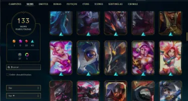 Ferro 3 com 140 Champs e 133 Skins ( Mais de 30 Jogos )