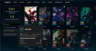 Ferro 3 com 140 Champs e 133 Skins ( Mais de 30 Jogos )