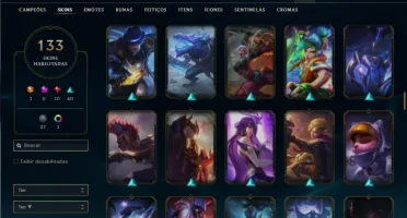 Ferro 3 com 140 Champs e 133 Skins ( Mais de 30 Jogos )