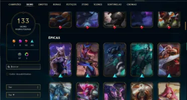 Ferro 3 com 140 Champs e 133 Skins ( Mais de 30 Jogos )