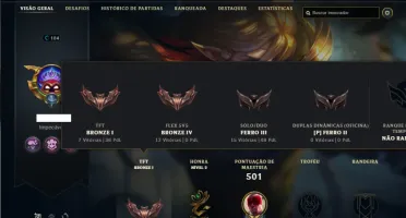 Ferro 3 com 140 Champs e 133 Skins ( Mais de 30 Jogos )
