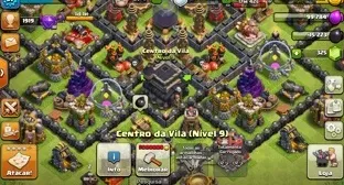 Conta Clash of Clans cv9 Semi full - casal de heróis 15/15