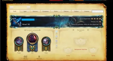 Conta LOL Platina 5 (Sem MD10) + Algumas Skins + Runas AP/AD
