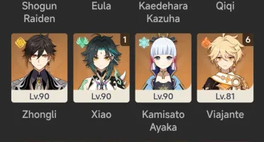 Conta Genshin Impact End Game (Parada desde 2025 em Natlan)