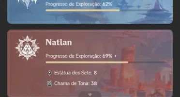 Conta Genshin Impact End Game (Parada desde 2025 em Natlan)