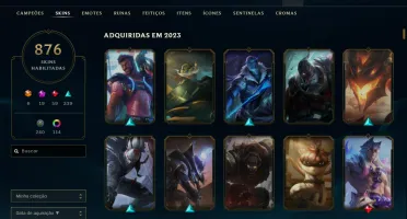 Conta League of Legends l Level 837 l SKINS 876